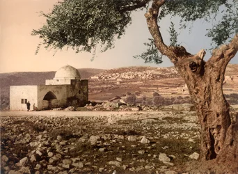Raakelin hauta, Betlehem, n. 1880-1900 (valokuva)